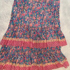 Plenty by Tracy Reese Tiered Floral Skirt XL